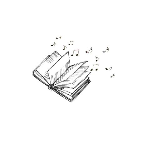 Music Book Tattoo, Audiobook Tattoo Ideas, Book Music Tattoo, Music Saved My Life Tattoo, Book And Music Tattoo, Music Flash Tattoo, Pua Tattoo, Music Flash Tattoos, Theatre Tattoo Ideas