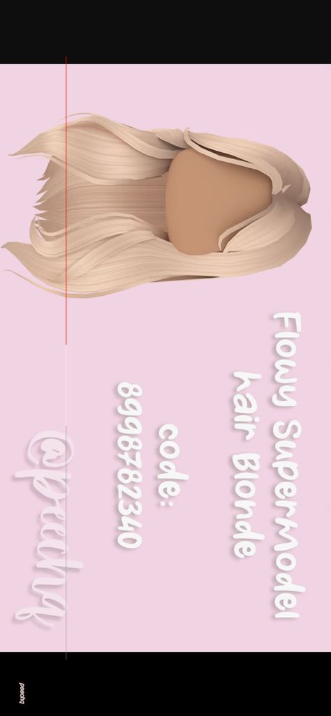 Blonde Hair Roblox, Roblox Y2k, Blonde Hair Codes, Cute Blonde Hair, Blonde Bun, Bloxburg Outfits, Brown Hair Roblox, Blocksburg Outfit Codes￼, Preppy Decal