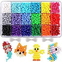 Pony Bead Patterns Easy, Beads Diy Crafts, Hair Braid Diy, Kandi Beads, Beads Kit, Pony Bead Bracelets, Beads Hair, Bead Crafts Diy, Pony Bead Patterns