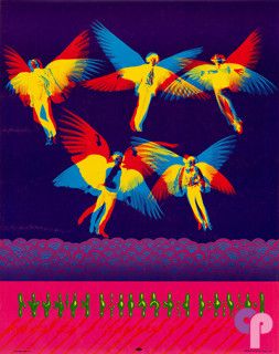 Steve Miller Promotional Poster Chaotic Design, Victor Moscoso, Rock Poster Art, Steve Miller, Steve Miller Band, Type Poster, Iconic Poster, Neon Rose, Red Images