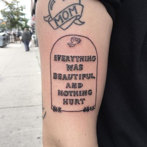 Kurt Vonnegut illustration tattooed yesterday ☠️ thanks for coming by @dallywagg 🙂 Kurt Vonnegut Tattoo, Everything Was Beautiful And Nothing, Everything Is Beautiful, Kurt Vonnegut, Thanks For Coming, Body Mods, Royce, Jesus Fish Tattoo, Tattoo Quotes