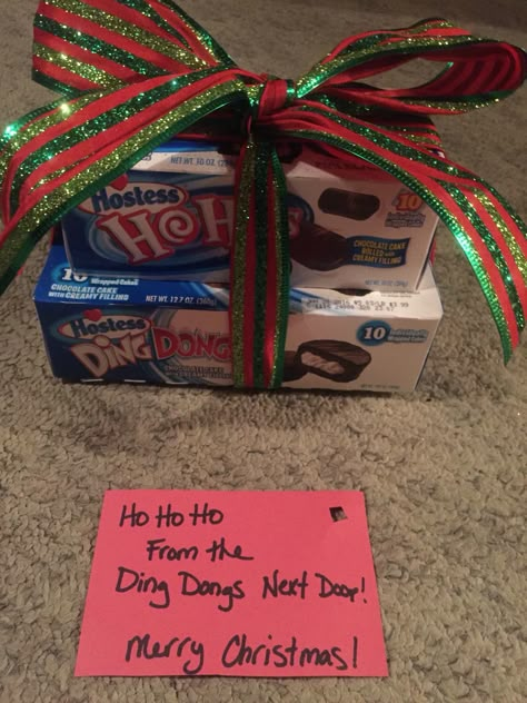 Ding Dong Neighbor Gift, Christmas Present For Neighbors, Neighbor Xmas Gift Ideas, Neighbor Gifts Christmas Simple, Funny Neighbor Christmas Gifts, Easy Neighbor Gifts For Christmas, Cute Neighbor Christmas Gifts, Christmas Cheap Gift Ideas, Cheap Christmas Gifts For Teachers