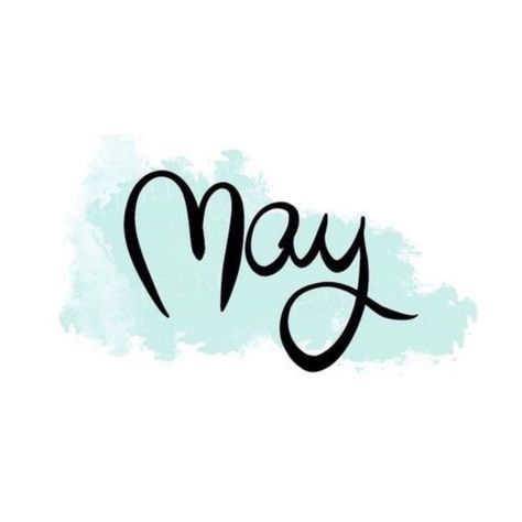 Month Instagram Highlight Covers, Instagram Highlight Covers Months, Highlight Covers Instagram Icon Blue, Month Names In Calligraphy, Calligraphy Months Of The Year, May Font Bullet Journal, April Clipart, Instagram Divider, May Month