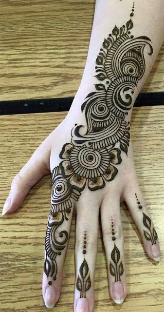 121 Simple mehndi designs for hands || Easy Henna patterns with Images | Bling Sparkle Simple Henna Patterns, Mehndi Designs Finger, Henna Hand Designs, Easy Mehndi Designs, Latest Arabic Mehndi Designs, Tato Henna, Eid Mehndi Designs, Mehndi Designs 2018, Henna Art Designs