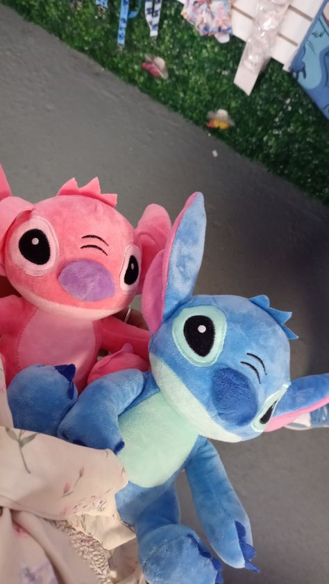 Stitch Teddy Bear, Angel And Stitch, Stitch Teddy, Stitch Stuffed Animal, Angel Stitch, Disney Stuffed Animals, Stitch Toy, Nature Iphone Wallpaper, Pink Stitch