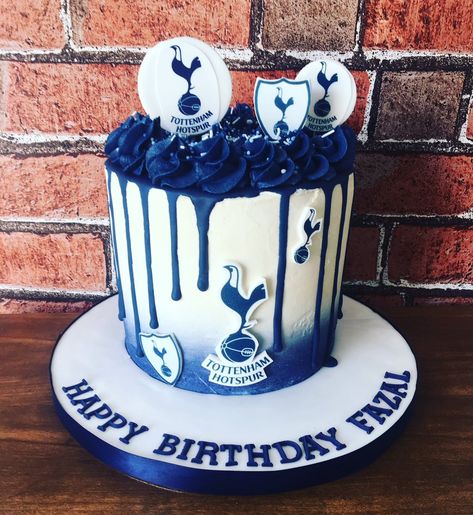 Spurs Birthday Cake, 11th Birthday Cake Boy, Tottenham Hotspur Cake, Spurs Cake, Tottenham Cake, 2023 Cakes, Football Cake Design, Soccer Cakes, 30th Cake