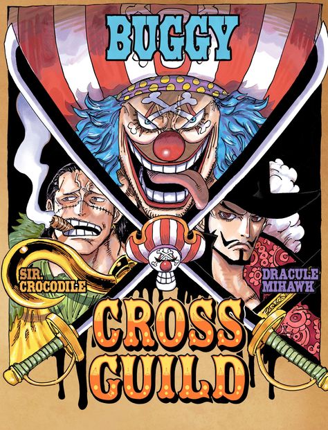 Cross Guild, Buggy The Clown, V Jump, One Piece Bounties, One Piece Cartoon, Body Base Drawing, One Piece Wallpaper, One Piece Wallpaper Iphone, One Piece Art