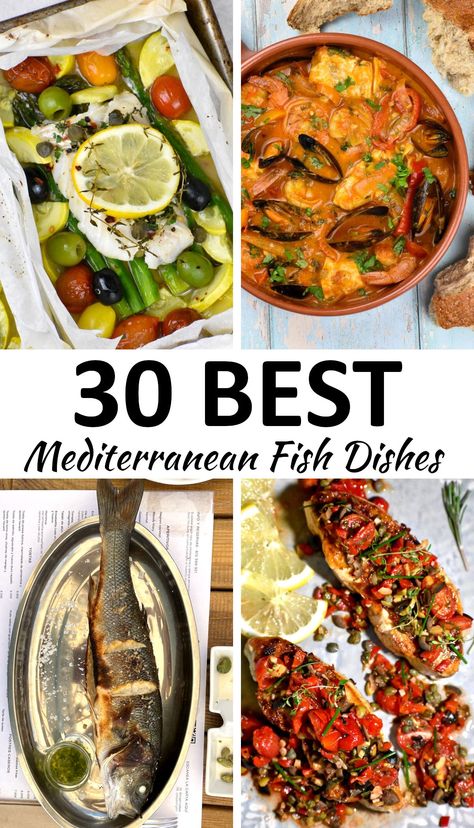 Mediterranean Fish Recipes, Mediterranean Fish Stew, Italian Fish Stew, Fish Tagine, Mediterranean Fish, Mediterranean Fish Recipe, Baked Cod Recipes, Mediterranean Diet Recipes Dinners, Italian Seafood Recipes