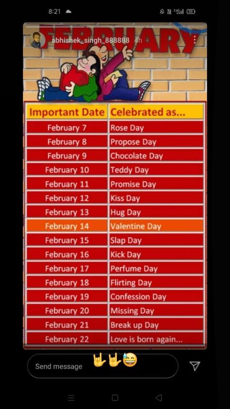 Important Days In February, Friendship Day Date, Propose Day, Teddy Day, Days In February, Kiss Day, Chocolate Day, Friendship Day, Thought Quotes