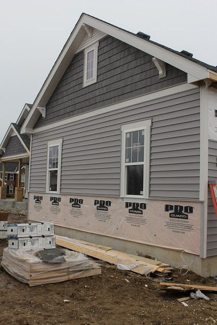 Exterior House Siding, Gray House Exterior, House Paint Color Combination, Siding Options, Progress Photos, Exterior House Color, Home Exterior Makeover, Cottage Exterior, Grey Houses