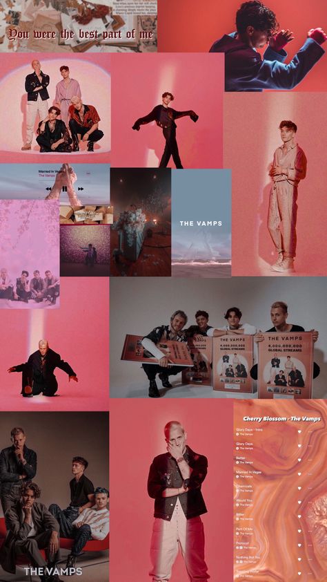 The Vamps Collage, The Vamps Aesthetic Wallpaper, The Vamps Aesthetic, Vamps Aesthetic, The Vamps Wallpaper, The Vamps Album, Bradley The Vamps, Vamps Band, Will Simpson