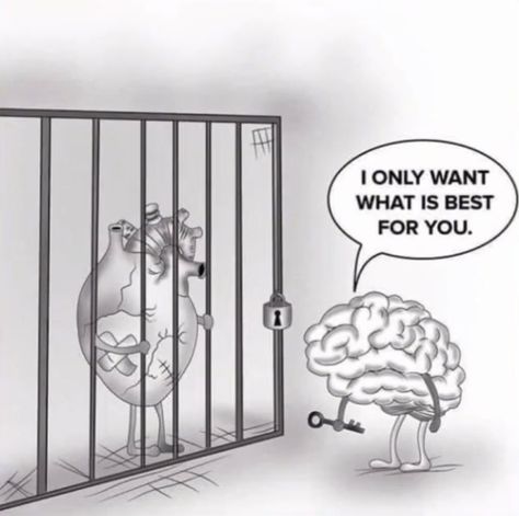 Heart Vs Brain, Brain Drawing, Satirical Illustrations, Brain Art, Meaningful Pictures, Meaningful Drawings, Deep Art, Meaningful Art, Night Scenery