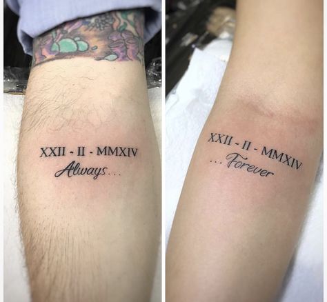 Tattos🖤 Couple Wrist Tattoos, Marriage Tattoos, Small Tattoos For Men, Quotes For Men, Tattoo Quotes For Men, Cute Couple Tattoos, Couple Tattoos Unique, Couples Tattoo Designs, Muster Tattoos