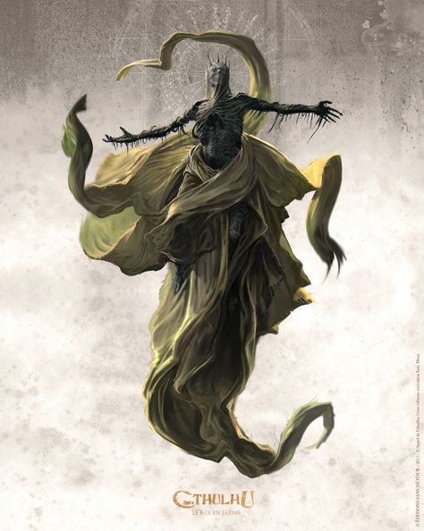 ArtStation - The King in Yellow, Loïc Muzy The King In Yellow, King In Yellow, Lovecraft Monsters, Lovecraft Art, Cthulhu Art, Call Of Cthulhu Rpg, Weird Fiction, Lovecraftian Horror, Eldritch Horror