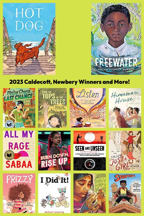 2023 Caldecott, Newbery Winners and More! - Pragmatic Mom Caldecott Books Children, Caldecott Winners, Youtube 2023, Easy Chapter Books, Coretta Scott King, All American Boy, Best Children Books, Children's Picture Books, Kids Books