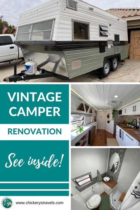 Vintage Camper Remodel Ideas, Gutted Camper Remodel, Restoring Campers, Small Camper Renovation On A Budget, Prowler Camper Remodel, Shasta Camper Interior, Old Camper Remodels, Shasta Camper Remodel, Vintage Camper Renovation