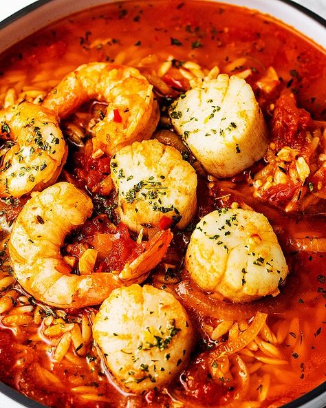 Looking for an amazing Calabrian recipe that uses Calabrian peppers? This recipe for Calabrian shrimp and scallops is so flavorful and easy! The post Calabrian Shrimp and Scallops appeared first on Tried & True Recipes. Calabrian Shrimp, Calabrian Peppers, Shrimp And Scallop Recipes, Tried And True Recipes, Calabrian Chili, Scallop Recipes, How To Cook Shrimp, Tried And True, Seafood Dishes