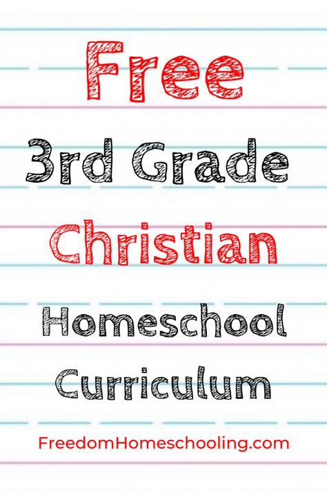 Homeschooling 3rd Grade, 4th Grade Homeschool, 3rd Grade Homeschool, Third Grade Homeschool, Christian Homeschool Curriculum, Free Homeschool Curriculum, Christian Homeschool, 4th Grade Science, Christian Education