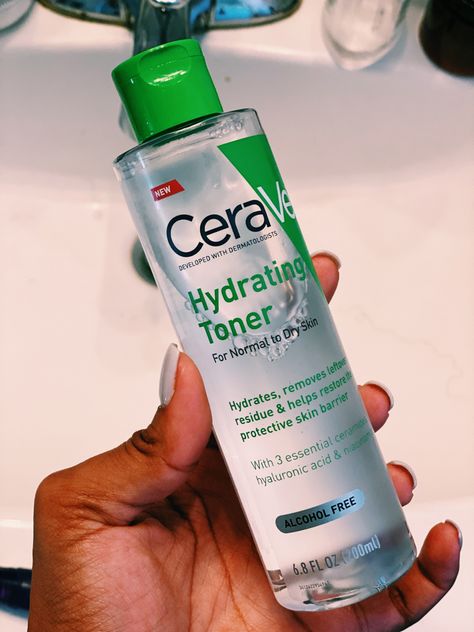 CeraVe Hydrating Facial Toner Cerave Toner For Oily Skin, Cerave Toner For Dry Skin, Cerave Hydrating Toner, Cerave Toner, 16th Wishlist, Cheap Skincare, Elf Primer, Licensed Esthetician, Cheap Skin Care Products