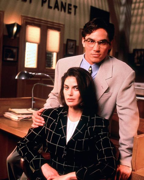 Dean Cain Superman on Instagram: “Miss Lois Lane and Mr Clark Kent” Clark Outfit, Clark Superman, Lois And Clark, Dean Cain, Superman And Lois Lane, Teri Hatcher, Adventures Of Superman, My Guy, Superman Lois