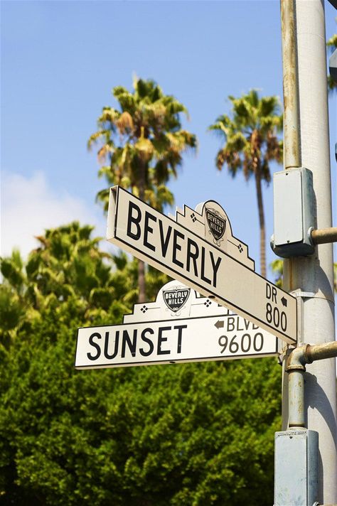 Sunset Boulevard Aesthetic, Los Angeles Wallpaper, Los Angeles Aesthetic, Beverly Hills Los Angeles, California Aesthetic, La Photography, Cali Life, Los Angeles Design, Sunset Boulevard