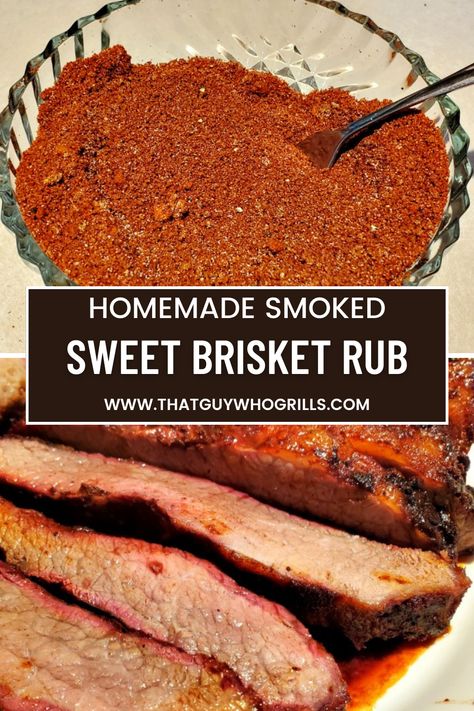 Smoked Brisket Rub, Brisket Rub Recipe, Smoked Beef Brisket Recipes, Brisket Seasoning, Brisket Recipes Smoked, Brisket Rub, Homemade Rubs, Beef Brisket Recipes, Dry Rub Recipes