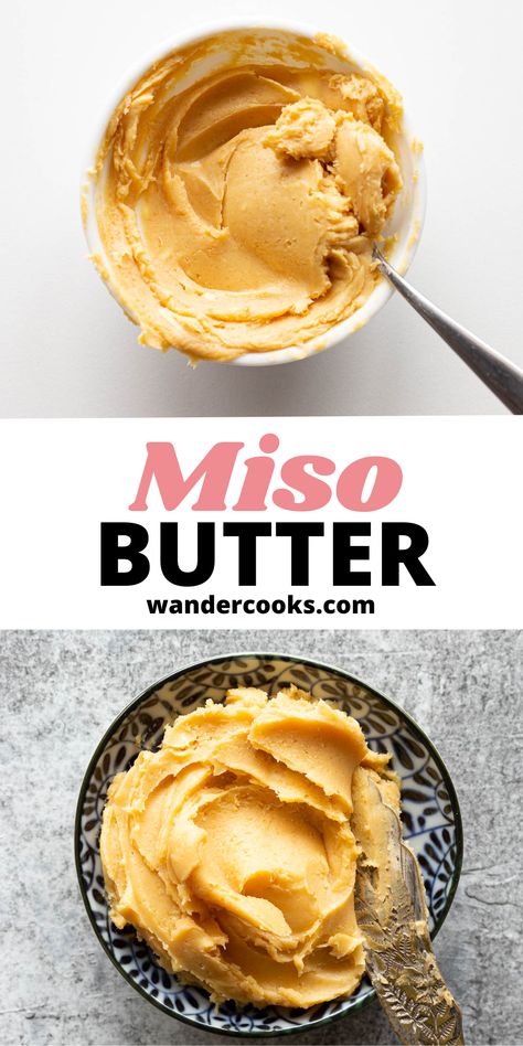 Try this amped up miso butter instead of regular boring plain butter next time you want to bring delicious umami flavour to your cooking! Includes loads of uses and recipes ideas too. Flavored Butter Recipes, Healthy Asian Recipes, Miso Butter, Easy Japanese Recipes, Flavored Butter, Easy Asian Recipes, World Recipes, Butter Recipe, Seasoning Recipes