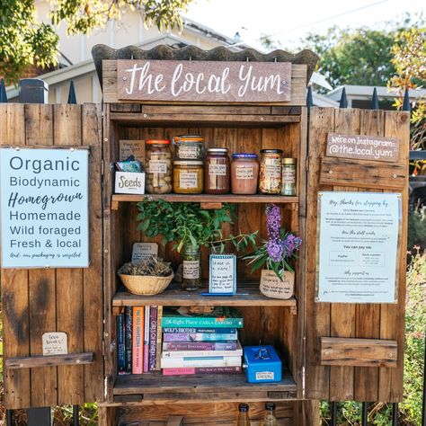 Vegetable Stand, Market Stands, Farm Store, Market Sign, Garden Stand, Farm Market, Farm Stand, Front Yard Garden, Hobby Farms