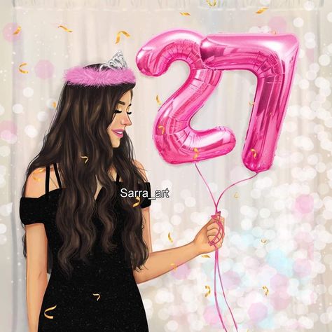 Sarra Art, Girly M, Art Birthday, We Heart It, Happy Birthday, Lost, Birthday, Pink, Instagram