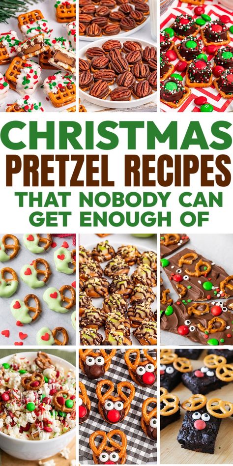 Christmas Pretzel Treat Ideas for Dessert Shippable Christmas Treats, Christmas Food Treats For Gifts, Christmas Snacks For Gifts Easy Diy, Christmas Cookies Made With Pretzels, Inexpensive Christmas Desserts, Easy Diy Christmas Desserts, Christmas Treats That Ship Well, Christmas Sweet Tray Ideas, Christmas Treats To Make In Bulk