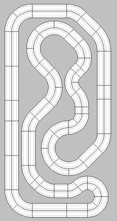 Afx Slot Car Track Layouts, Dirt Bike Track, Scalextric Digital, Scalextric Track, Race Car Sets, Slot Car Race Track, Rc Track, Car Table, Lotus F1