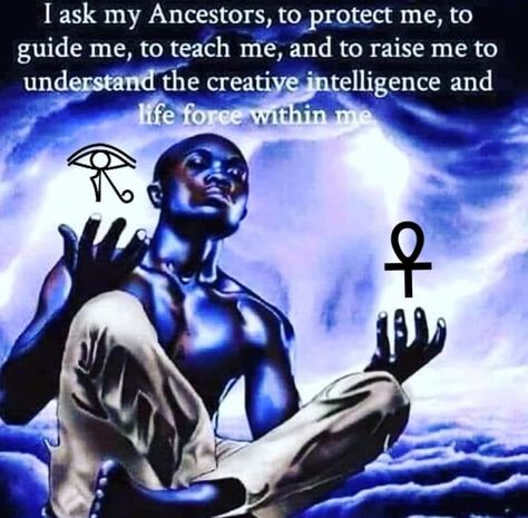 Ancestors Quotes, Kemetic Spirituality, Black Consciousness, African Spirituality, Black Knowledge, Ancient Knowledge, African History, Spiritual Wisdom, Black Man