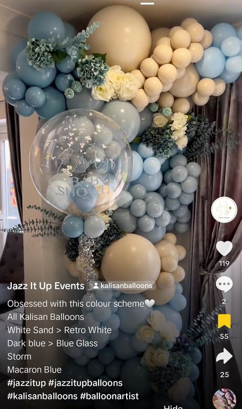 Balloon Color Schemes, Blue Balloon, Balloon Ideas, Retro Blue, Blue Balloons, Blue Glass, Color Schemes, Balloons, Glass