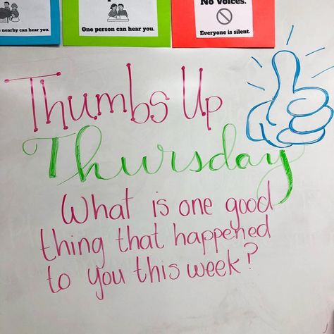 Our first Whiteboard Message inspired by #miss5thswhiteboard today! The kids did a great job participating and it was so nice to hear them celebrate GOOD THINGS! We did our response on post-its, so I had to take down some as the day went on to make room for more. Any middle school teachers have ideas to share on how they manage this with multiple periods? ❤️ Whiteboard Prompts, Whiteboard Messages, Responsive Classroom, Morning Activities, Daily Writing Prompts, Makeup Tip, Bell Work, Post Its, School Celebration