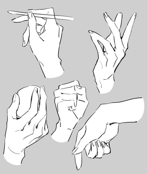 Hand Poses Drawing, Hand Poses, Hands Tutorial, Hand Gestures, Anime Hands, Hand Drawing Reference, Body Reference Drawing, Hand Reference, Hand Sketch