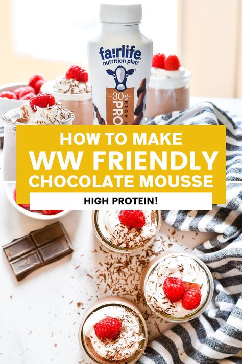 Chocolate Protein Pudding Fairlife, Ww Protein Pudding, Fairlife Protein Dessert, Protein Pudding Fairlife, Fairlife Pudding Recipe, Recipes Using Fairlife Protein Shakes, Chocolate Fairlife Recipes, Chocolate Fairlife Protein Shake Recipe, Fairlife Protein Pudding Recipe