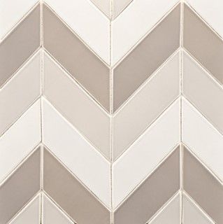 Ann Sacks..elements Chevron pattern tile Colourful Bathrooms, Contemporary Kitchen Tiles, Tile Texture Seamless, Chevron Backsplash, Rustic Backsplash, Ann Sacks Tile, Ann Sacks Tiles, Chevron Tile, Copper Backsplash