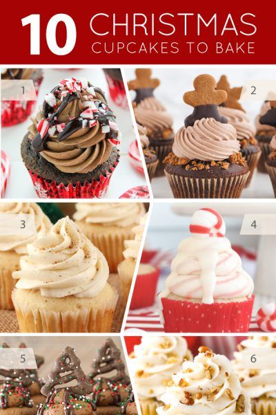 Christmas Cupcake Flavors, Christmas Cupcake Cake, Winter Cupcakes, Christmas Cupcakes Recipes, Holiday Cupcakes, Gourmet Cupcakes, Cake Blog, Recipes Christmas, Cupcake Flavors