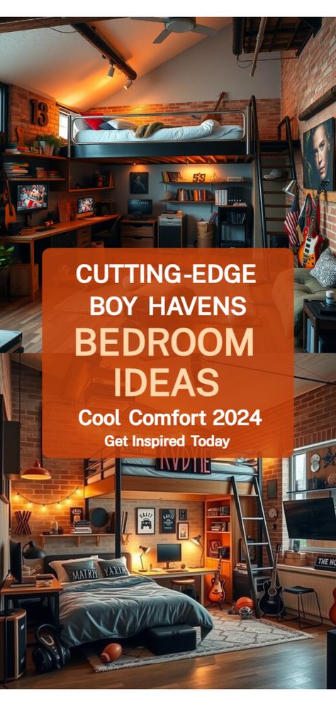 Stylish teenage boy bedroom inspirations Boys Room Basketball Theme, Teen Boys Sports Bedroom Ideas, Youth Bedroom Ideas, Teen Boy Room Colors, Teen Sports Bedroom, Teenager Room Ideas For Boys, Boys Sports Bedroom Ideas, Retro Boys Room, Pre Teen Boys Room