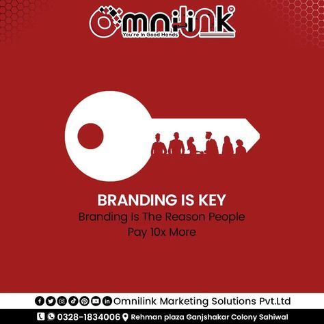 Unlock the Power of Effective Branding Strategies! At Omnlink Marketing Solutions Pvt. Ltd., we believe that branding is the key to unlocking your business's full potential. Did you know that effective branding strategies can significantly enhance your brand recognition and elevate your value perception in the market? Contact Us Today! Let us help you create a brand that people will pay 10x more for. Reach out to Omnlink Marketing Solutions Pvt. Ltd. and start your journey towards unparalle... Branding Strategies, Business Branding Design, Effective Branding, Brand Recognition, Your Value, Marketing Solution, Creating A Brand, Digital Marketing Services, Full Potential