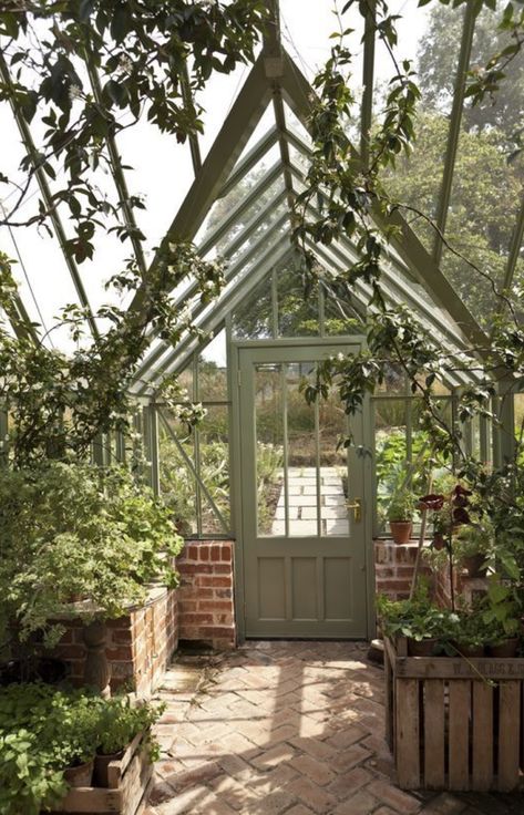 Screened Greenhouse, Inside Of A Greenhouse, Greenhouse With Pond, Greenhouse Flooring Ideas, Alitex Greenhouse, Forest Greenhouse, Cute Greenhouse, Unique Greenhouse, Aesthetic Greenhouse