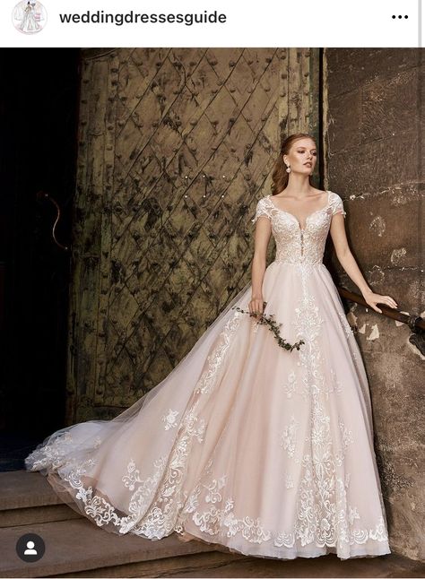 Great silhouette/neckline, shapes, dress details Callie Core, Viennese Ball, Modest Bridal Dresses, New Bridal Dresses, Fairytale Ball, Princess Bride Dress, Dresses For A Wedding, Bridal Pose, Abbey Wedding