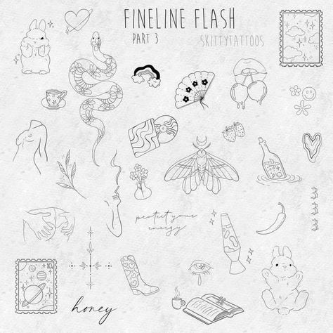 Women Sticker Sleeve Tattoo, Cool Fineline Tattoo, Patchwork Flash Sheet, Fineline Flash Tattoo, Fineline Rib Tattoo, Fineline Sternum Tattoo, Tattoo Layout Women, Aesthetic Fine Line Tattoos, Fineline Patchwork Sleeve