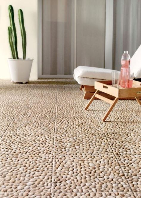 Love Tiles Garden, Floor Tiles Design, Porch Tile, Balcony Flooring, Porch Flooring, Patio Flooring, Tiles Design, Concrete Slab, Outdoor Tiles