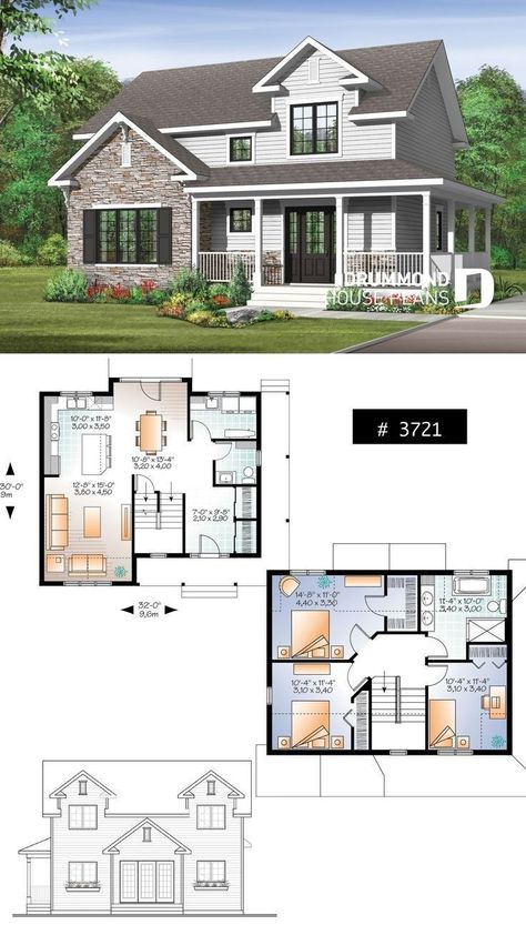 Modern Transitional House Plans, Transitional House Plans, Case Minecraft, Drummond House Plans, Floor Bloxburg, Sims 4 House Plans, Kitchen Floor Plans, Sims 4 House Design, Casas The Sims 4