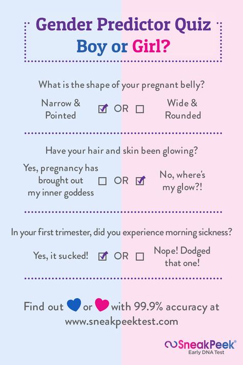 Curious if you’re expecting a baby girl or a boy? Wondering if there’s a way to find out right now? Take our fun gender predictor quiz to take a peek! SneakPeek aims to provide the most accurate and up-to-date information to help our readers make informed decisions regarding their health before, during, and after pregnancy. This article was written based upon trusted scientific research studies and/or articles. Pregnancy Symptoms Boy Or Girl, Boy Or Girl Test, Gender Prediction Quiz, Boy Vs Girl Pregnancy, Boy Or Girl Prediction, Pregnancy Quiz, Gender Quiz, Gender Prediction Test, Baby Gender Predictor