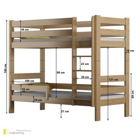 Double Deck Bed, Bunker Bed, Bunk Bed Plan, Bunk Bed Plans, Solid Wood Bunk Beds, Double Bunk Beds, Diy Bunk Bed, Pallet Furniture Designs, Wooden Bunk Beds