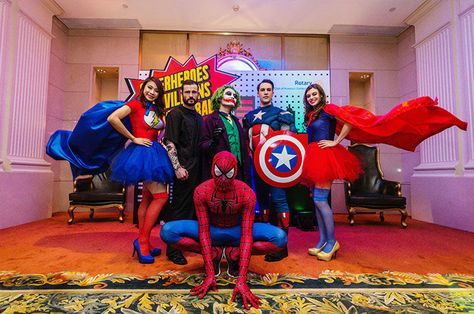 Superheroes Theme, Superhero City, Superhero Party Decorations, Theatre Performance, Superhero Theme Party, Corporate Entertainment, Event Agency, Super Hero Theme, Family Fun Day