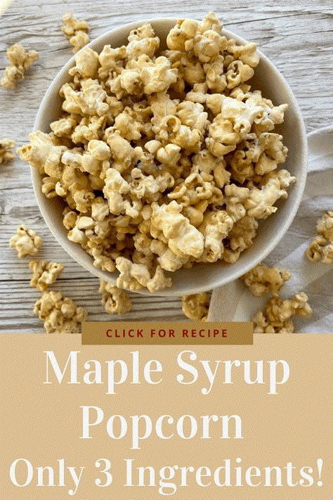 Maple Syrup Popcorn Recipe, Maple Popcorn Balls, Vermont Maple Syrup Recipes, Maple Syrup Snacks, Easy Maple Syrup Recipes, Things To Make With Maple Syrup, Maple Syrup Gift Ideas, Maple Candy Recipe Easy, Maple Syrup Recipes Desserts