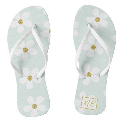 Daisy Design, Summer Flip Flops, Gold Monogram, Sandals Flip Flops, Designer Sandals, White Elephant Gifts, Elephant Gifts, Pink Background, Flip Flop